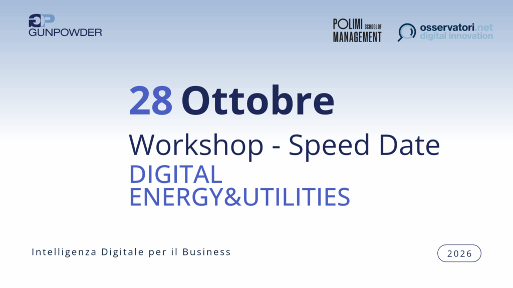 Gunpowder al Workshop Digital Energy & Utility