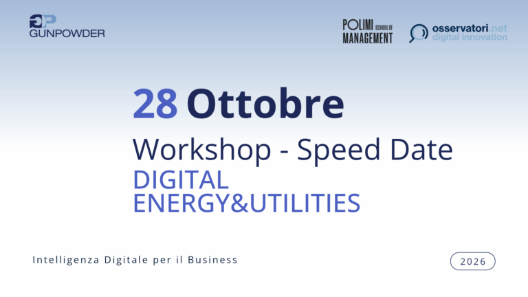 Gunpowder al Workshop Digital Energy & Utility
